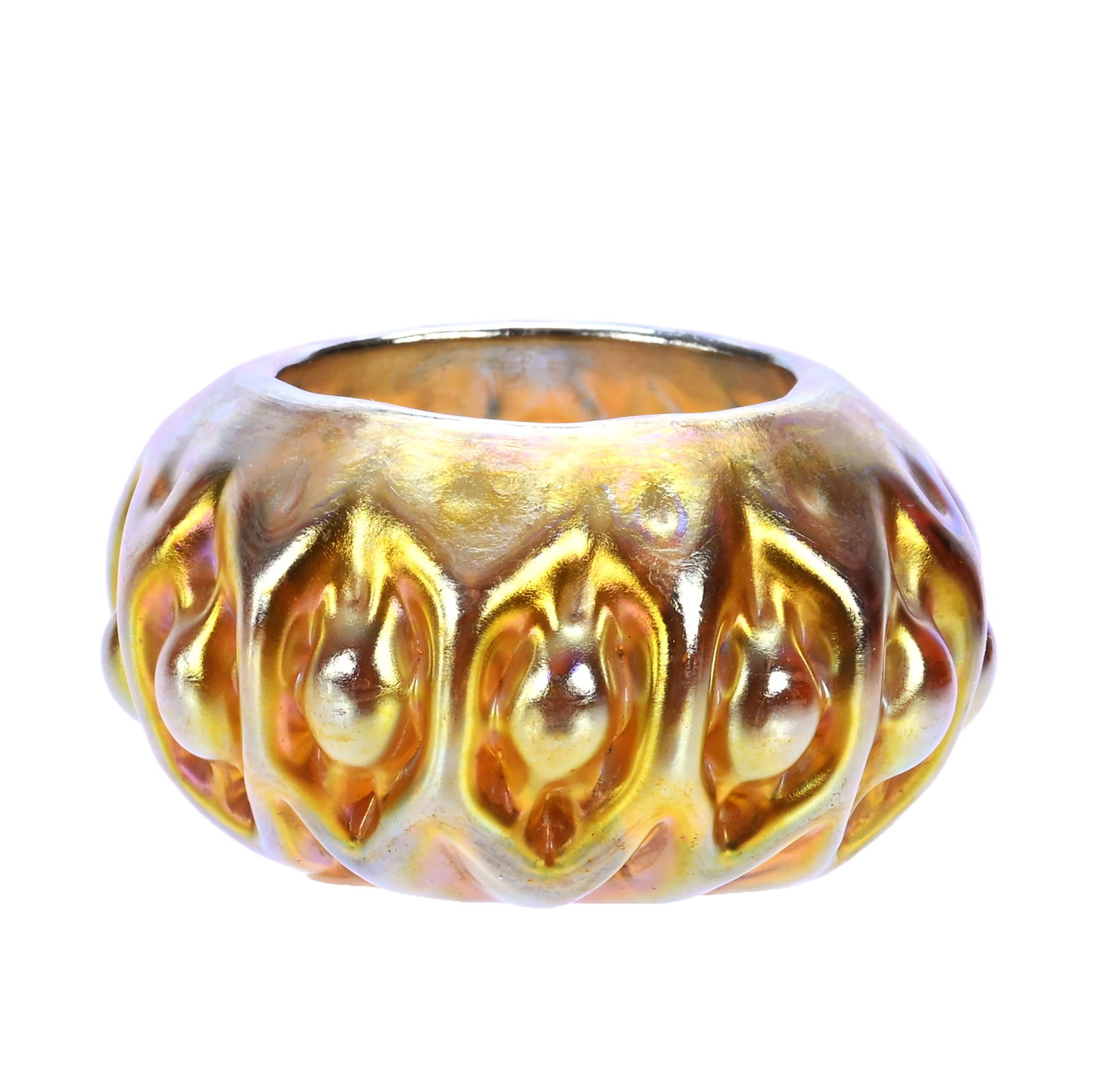 Master Salt Dip, Signed L.C.T. Favrile #1314 (1 of 3)