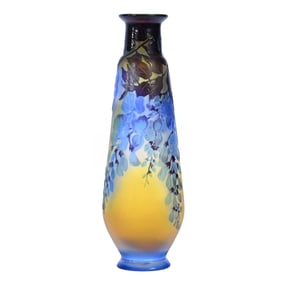 Vase, Signed Galle, French Cameo Art Glass