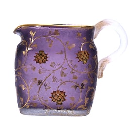 Diminutive Pitcher, Signed Daum Nancy, French Cameo Art Glass