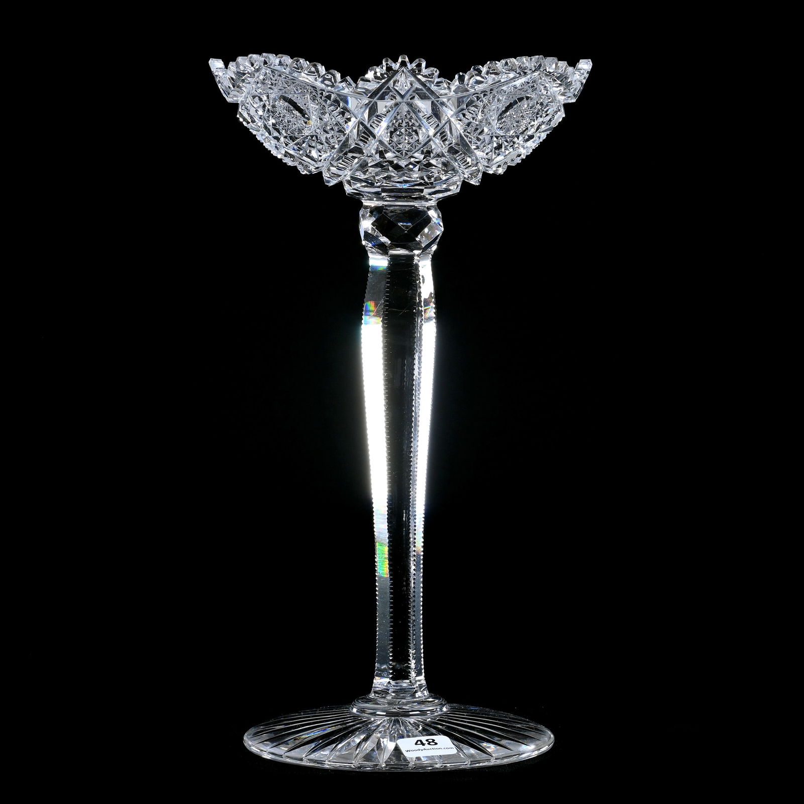 Compote, ABCG, Signed Libbey, Summerset Pattern (1 of 3)