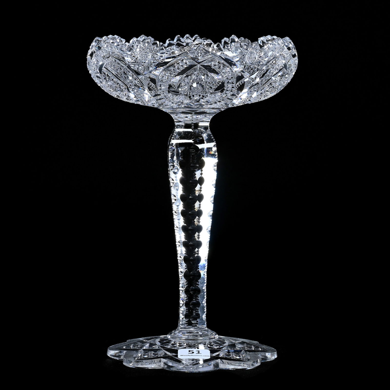 Rolled Rim Compote, ABCG, Columbia Pattern By Blackmer (1 of 3)