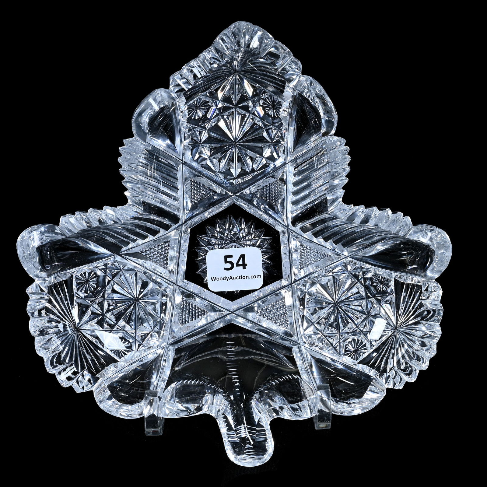 Leaf Shaped Tray, ABCG, Grecian Pattern By Hawkes (1 of 2)