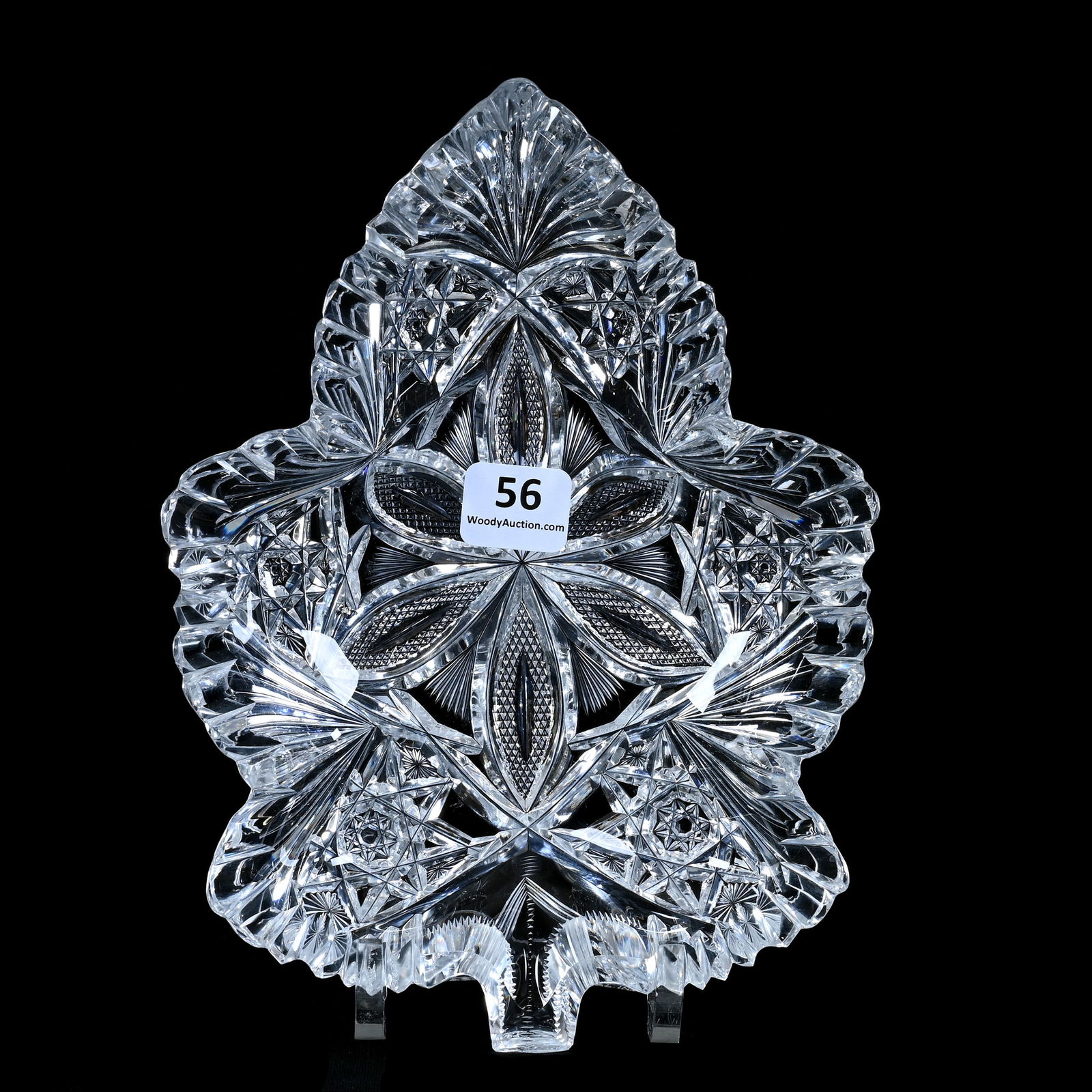 Leaf Shaped Tray, ABCG, Venetian Pattern By Hawkes (1 of 4)