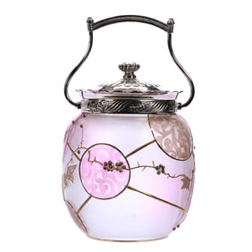 Biscuit Jar, Unmarked Royal Flemish By Mount Washington