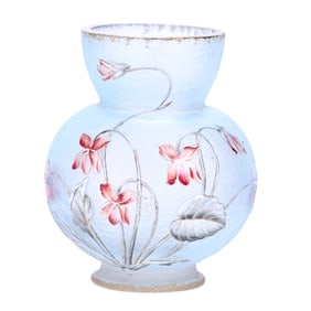 Small Vase, Signed Daum Nancy, French Cameo Art Glass
