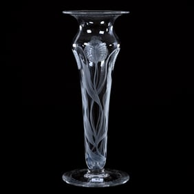 Pedestal Tulip Vase, ABCG, Signed Sinclaire
