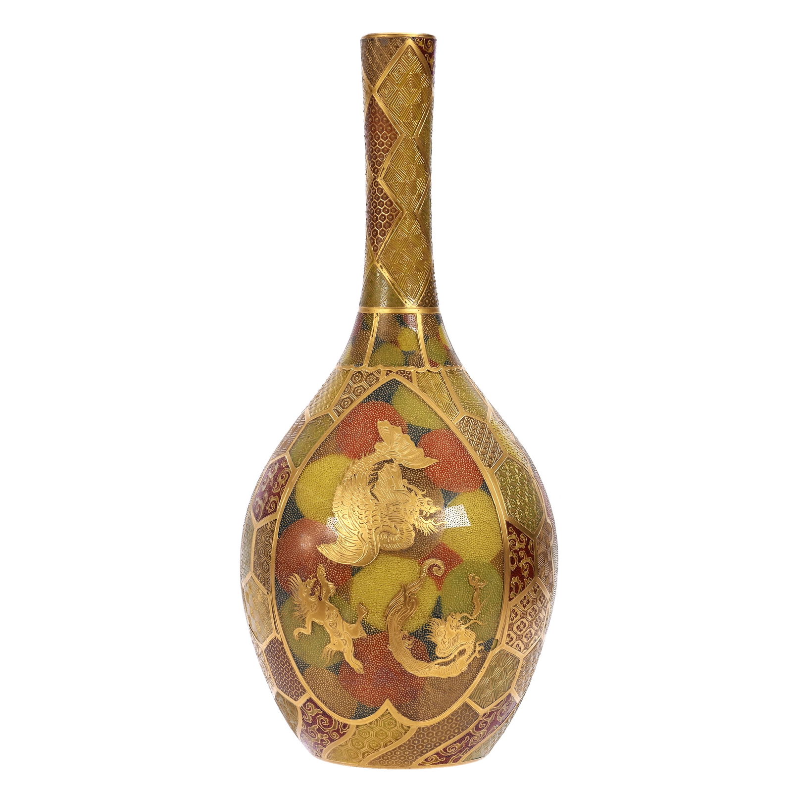 Vase, Unmarked Harrach Art Glass (1 of 4)