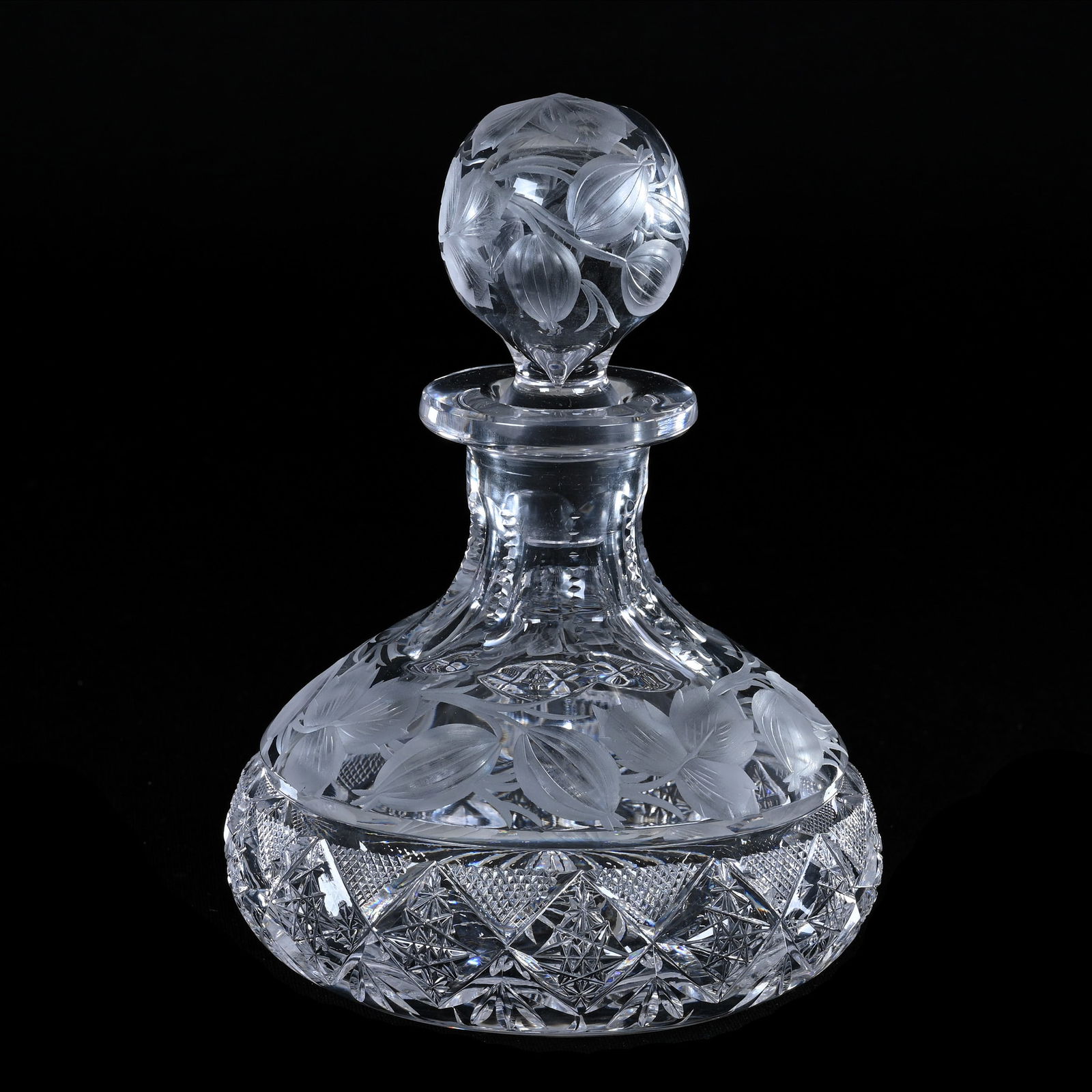 Perfume Bottle, ABCG, Signed Pitkin & Brooks Berrie Pattern (1 of 3)
