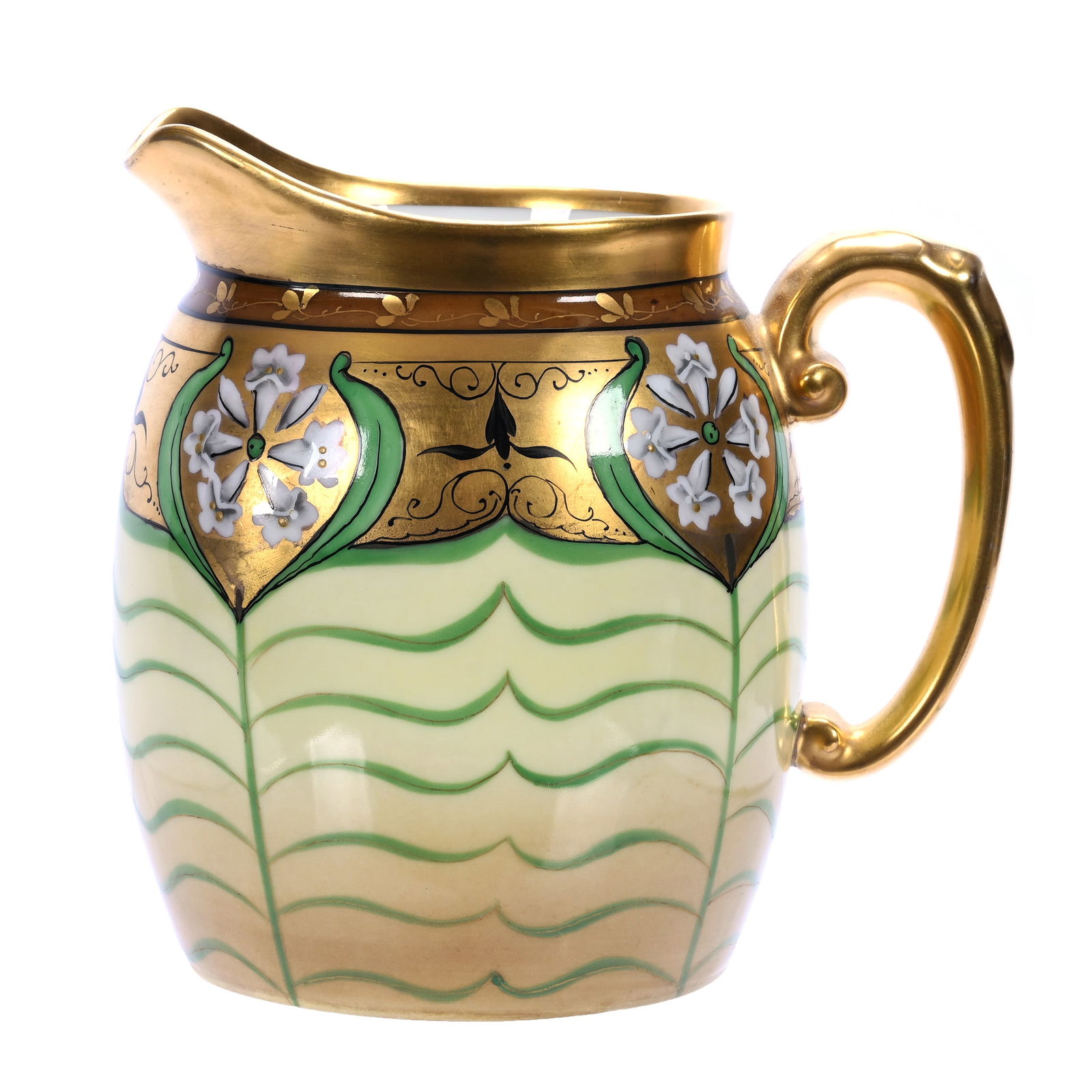 Pitcher Marked Pickard, Lily Palmate Pattern (1 of 4)