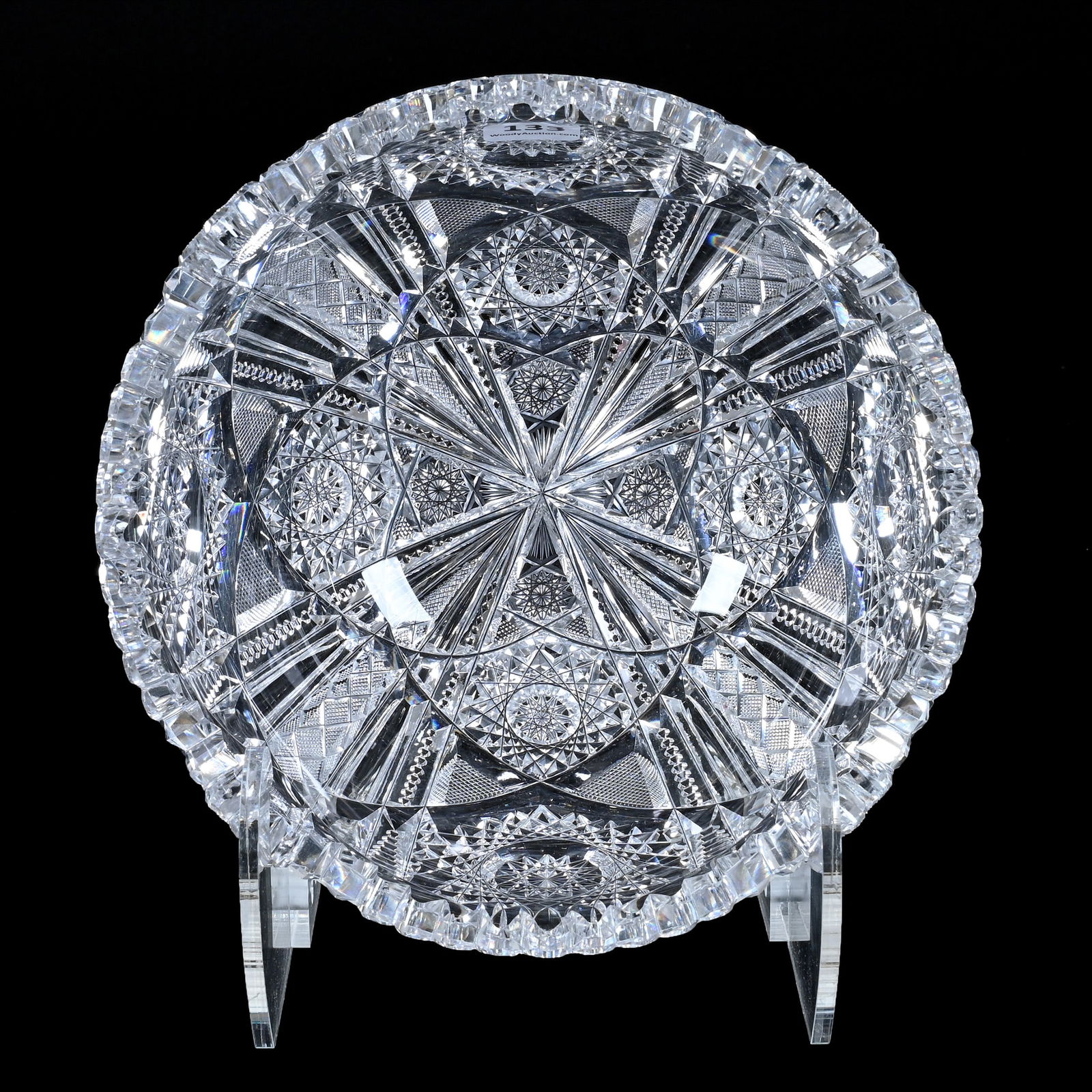 Bowl, ABCG, Signed Libbey Wedgemere Pattern (1 of 3)