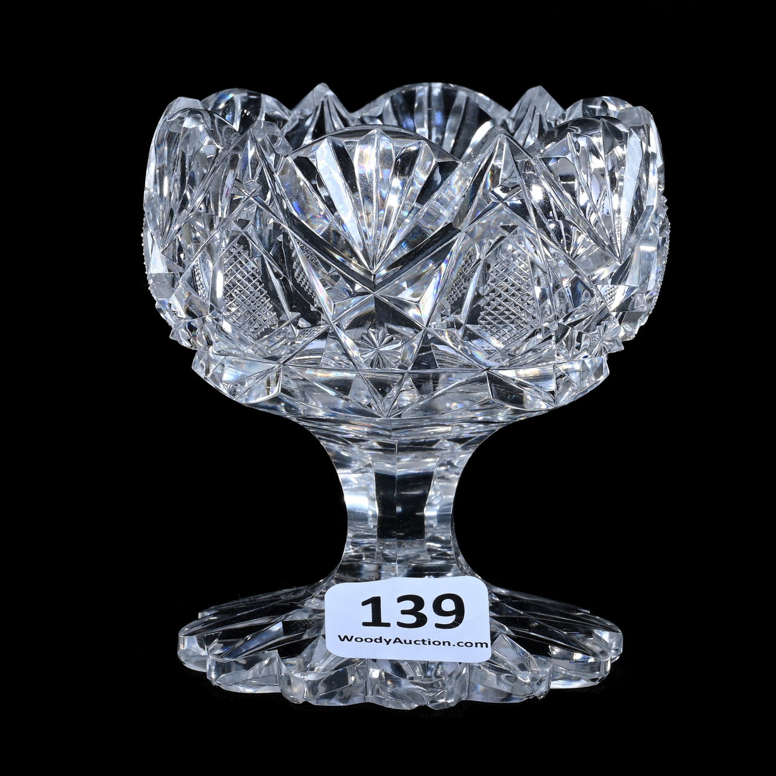 Pedestal Master Salt, ABCG, Florence Pattern By Libbey (1 of 3)