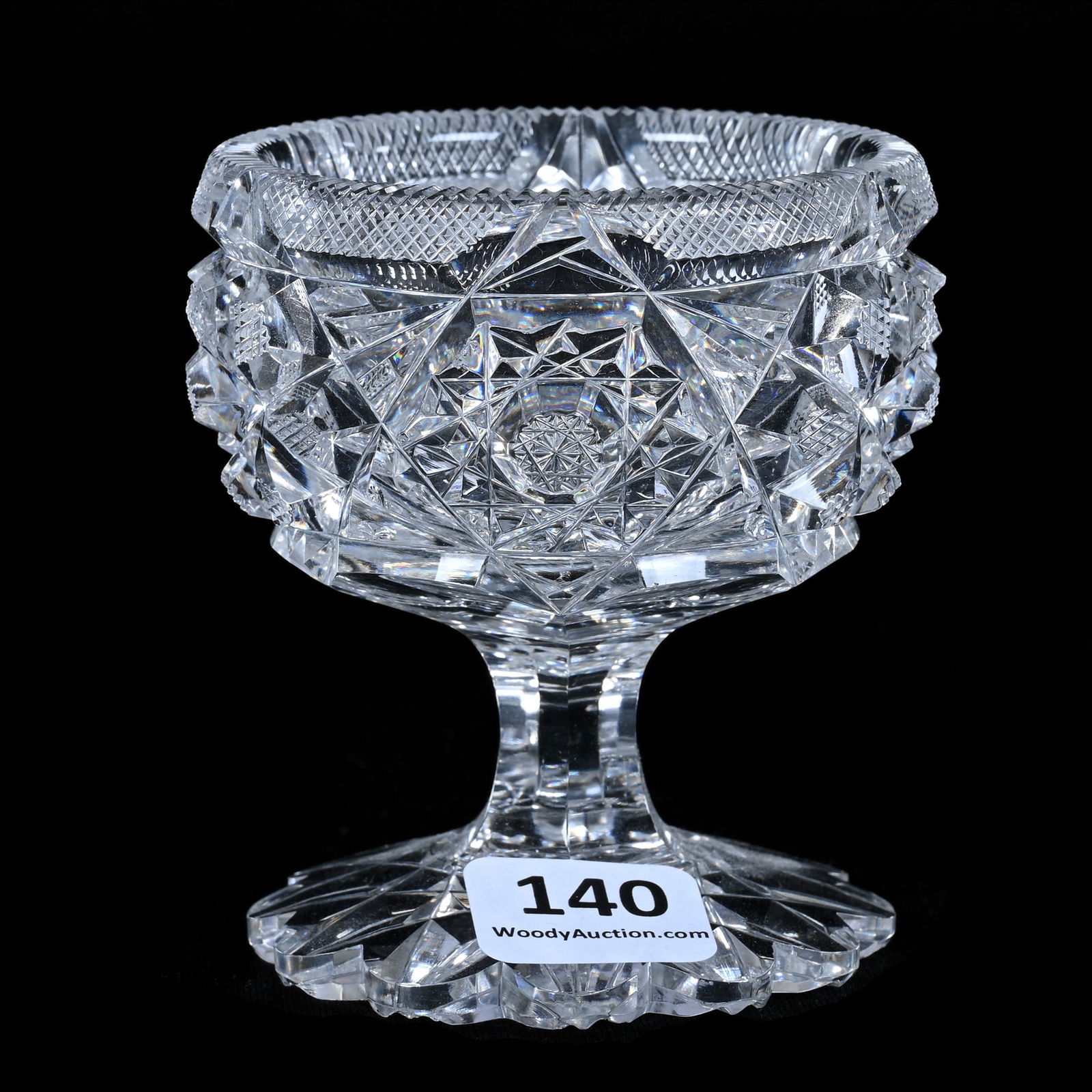 Pedestal Master Salt, ABCG, Stratford Pattern By Libbey (1 of 3)