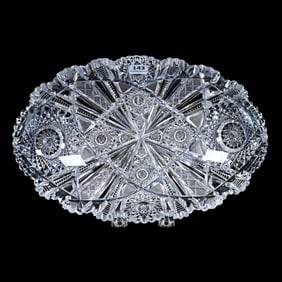 Oval Bread Bowl, ABCG, Wedgemere Pattern By Libbey