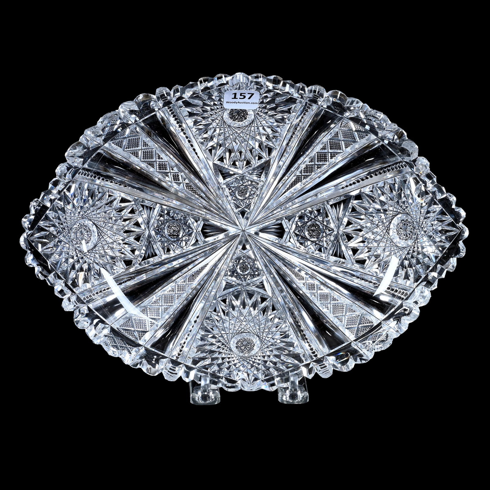 Oval Serving Tray, ABCG, Wedgemere Pattern  By Libbey (1 of 2)