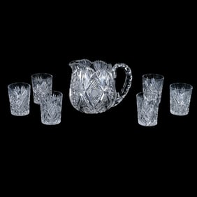 Water Set, ABCG, Imperial Pattern By Libbey