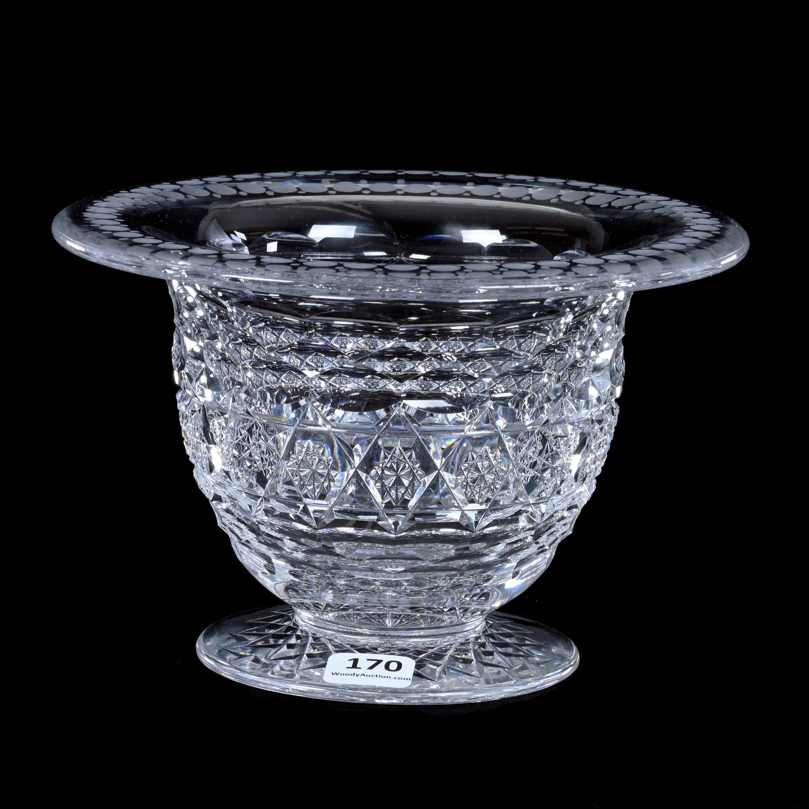 Pedestal Flared Bowl, ABCG, Signed Sinclaire (1 of 3)