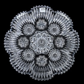 Round Tray, ABCG, Roland Pattern By Pitkin & Brooks