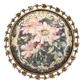 Round Wall Plaque, Unmarked Kelva