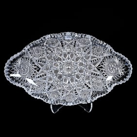 Ice Cream Tray, ABCG, Juliette Pattern By Irving Cut Glass
