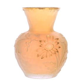 Vase Signed Daum Nancy French Cameo Art Glass