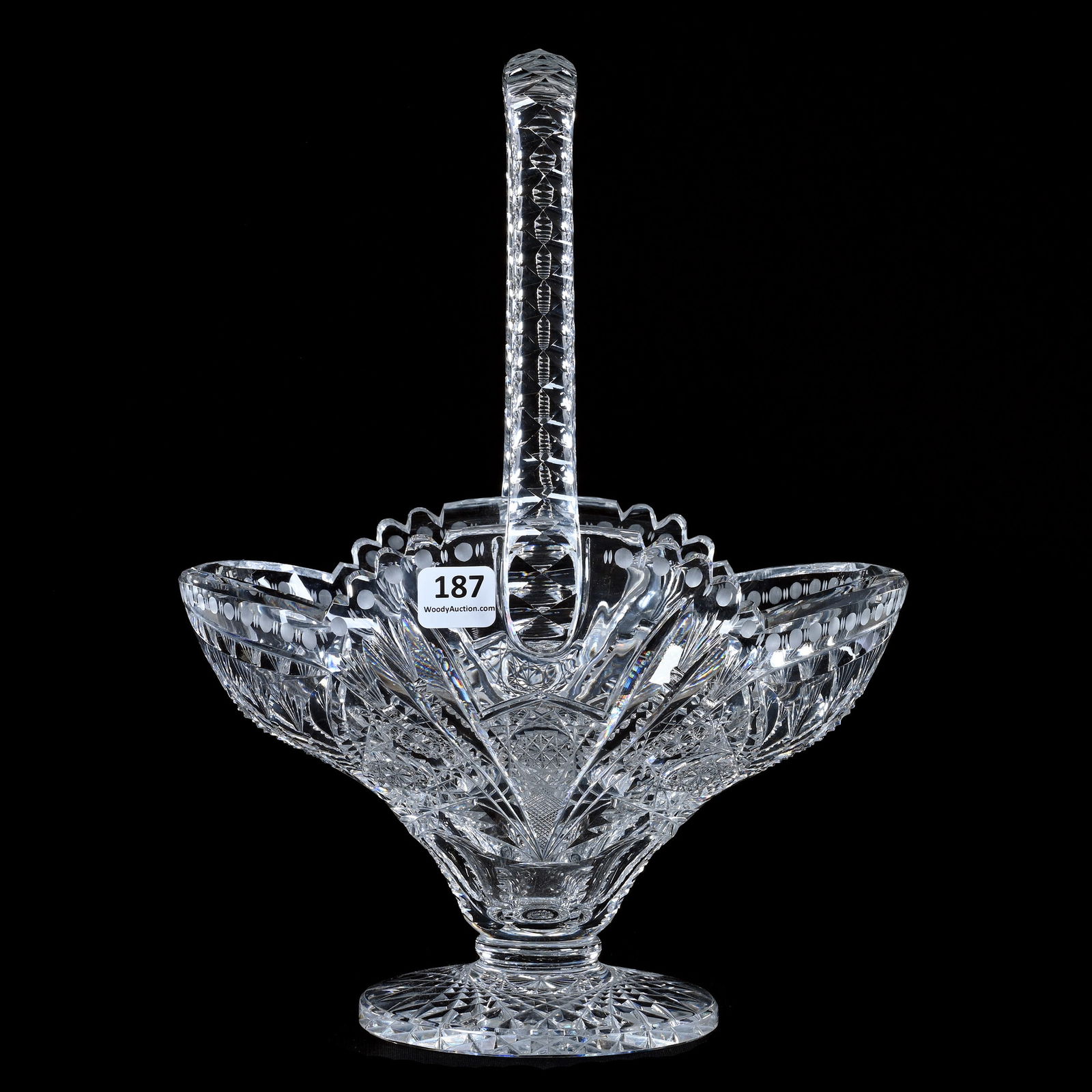 Pedestal Basket, ABCG, Hiawatha Pattern By Sinclaire (1 of 3)