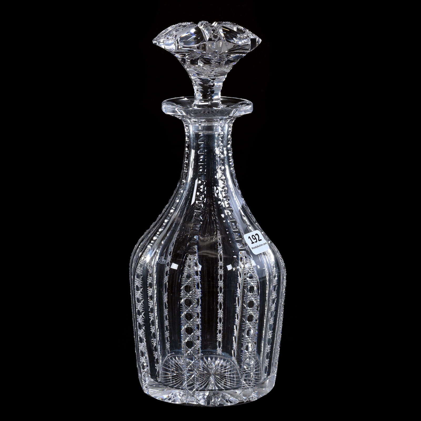 Decanter, ABCG, Ornamental Bars Pattern By Libbey (1 of 3)