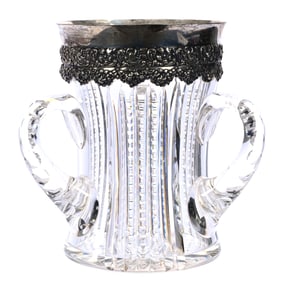 Loving Cup, Three Handles, ABCG, Prism Pattern
