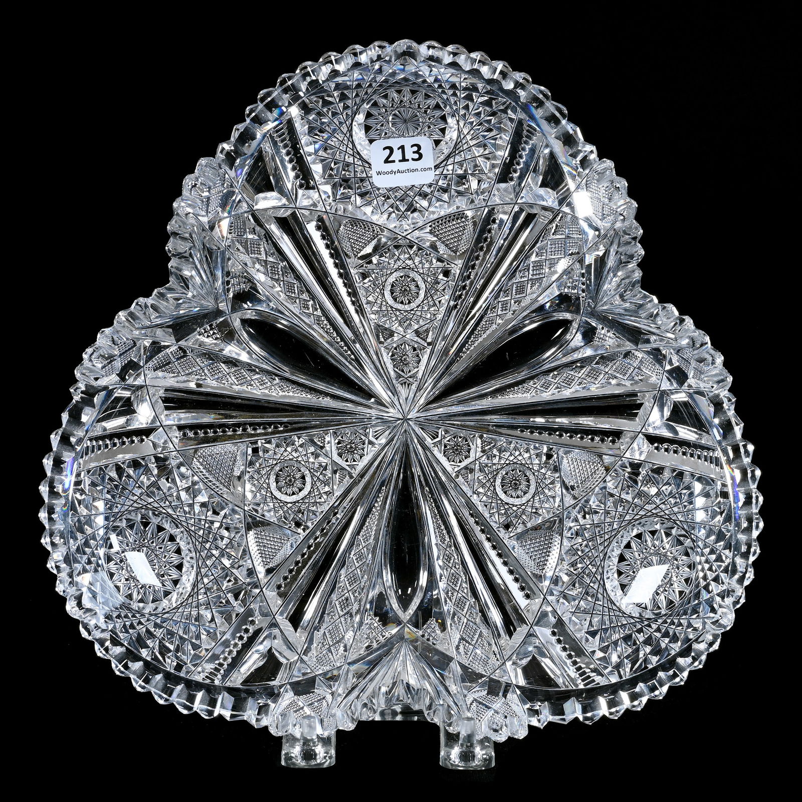 Bowl, Tri-Corner, ABCG, Wedgemere Pattern By Libbey (1 of 2)