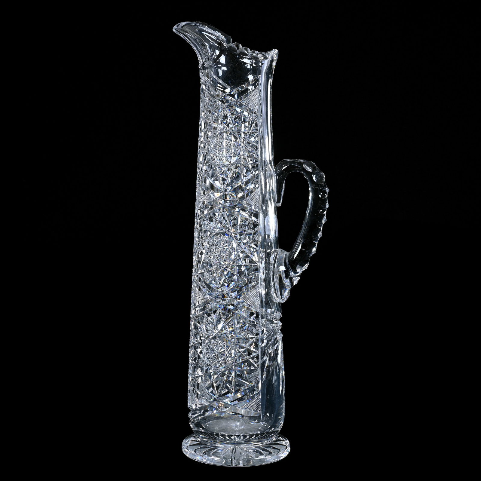 Champagne Tankard, ABCG, Hobstar, Crosshatching, Crosscut Diamond And Fan Motif (1 of 3)