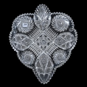 Tray, Heart Shape, ABCG, Trojan Pattern By Fry