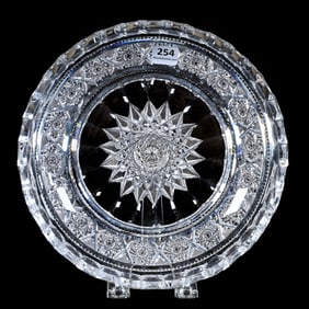 Low Bowl, ABCG, Aberdeen Pattern By Jewel Cut Glass