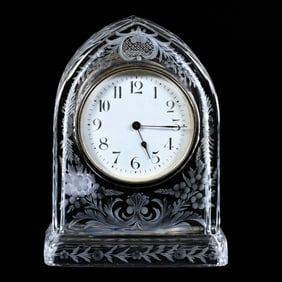 Large Desk Clock, ABCG, Signed Sinclaire