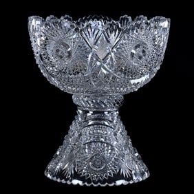 Punch Bowl, Two Part, ABCG, Fauntleroy Pattern By Higgins & Seiter