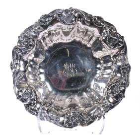 Bowl, Sterling Silver Marked Unger Brothers #0852