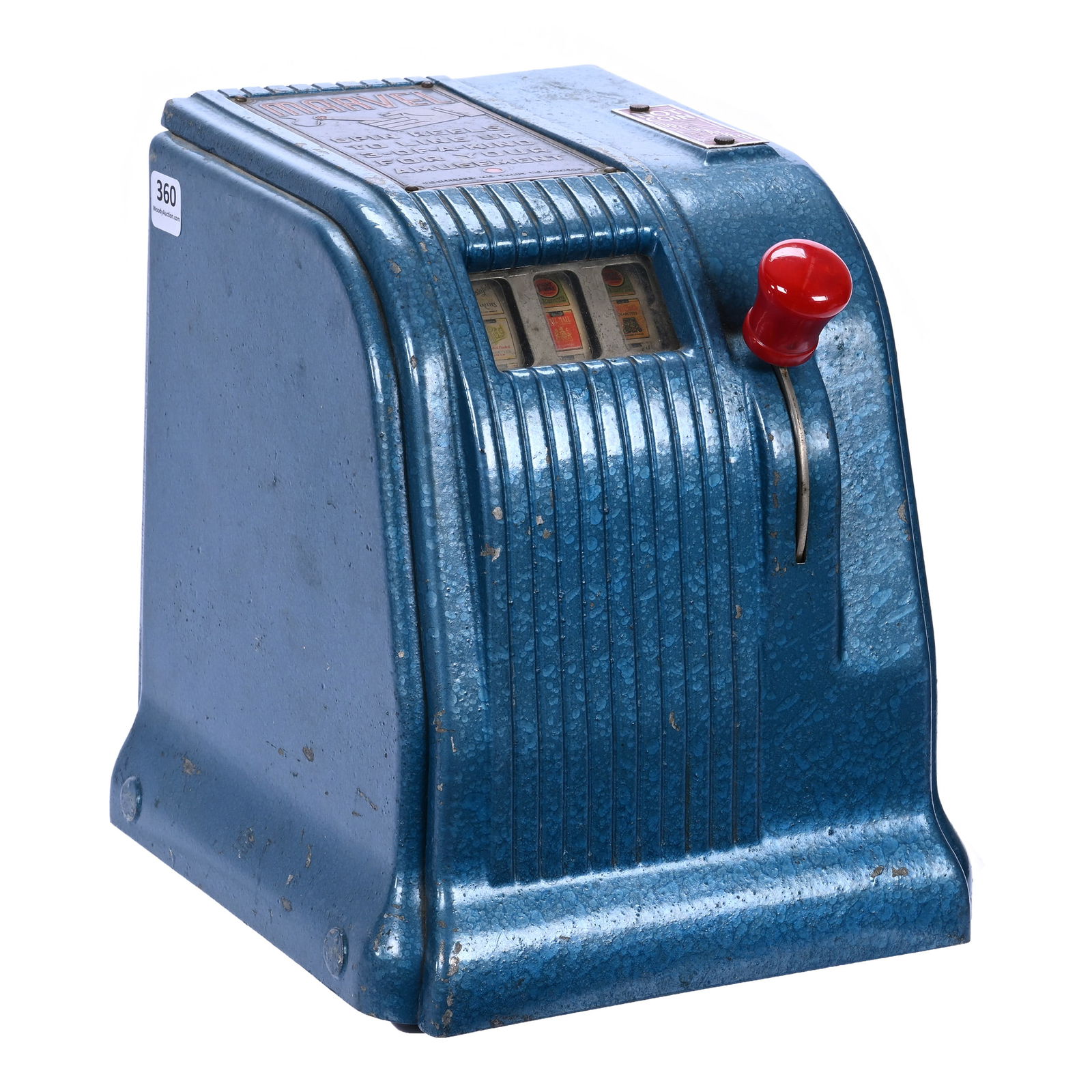 Mechanical Slot Machine, Not Coin Operated, "Daval Marvel Spin Reels" (1 of 5)