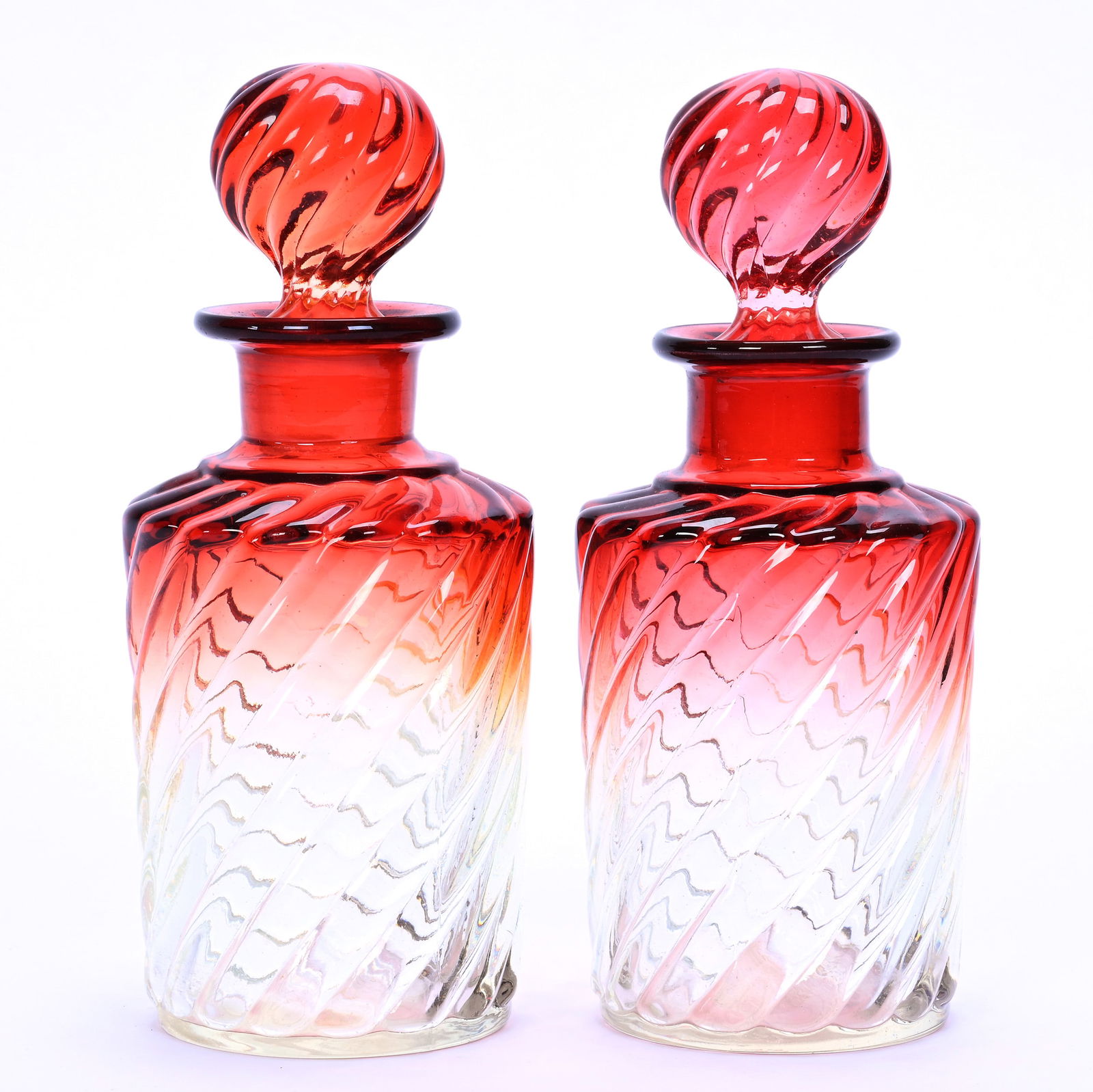 (2) Cologne Bottles, Unmarked Baccarat (1 of 4)