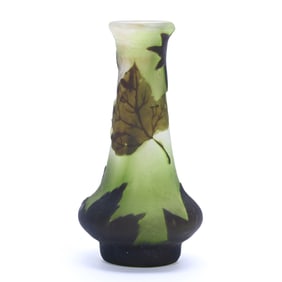 Vase, Signed Galle, French Cameo Art Glass