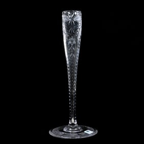 Bud Vase, American Brilliant Cut Glass, Attributed To Pairpoint