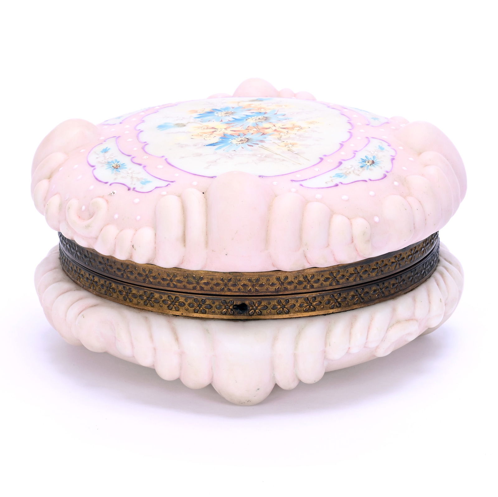 Dresser Box, Marked Wave Crest Puff Mold (1 of 5)