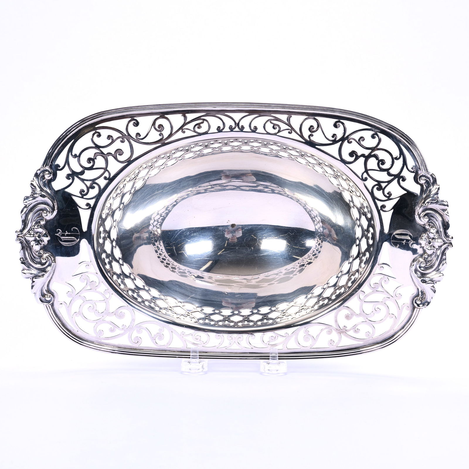 Oval Footed Bowl, Solid Sterling Silver, Marked Gorham #A5531 (1 of 4)