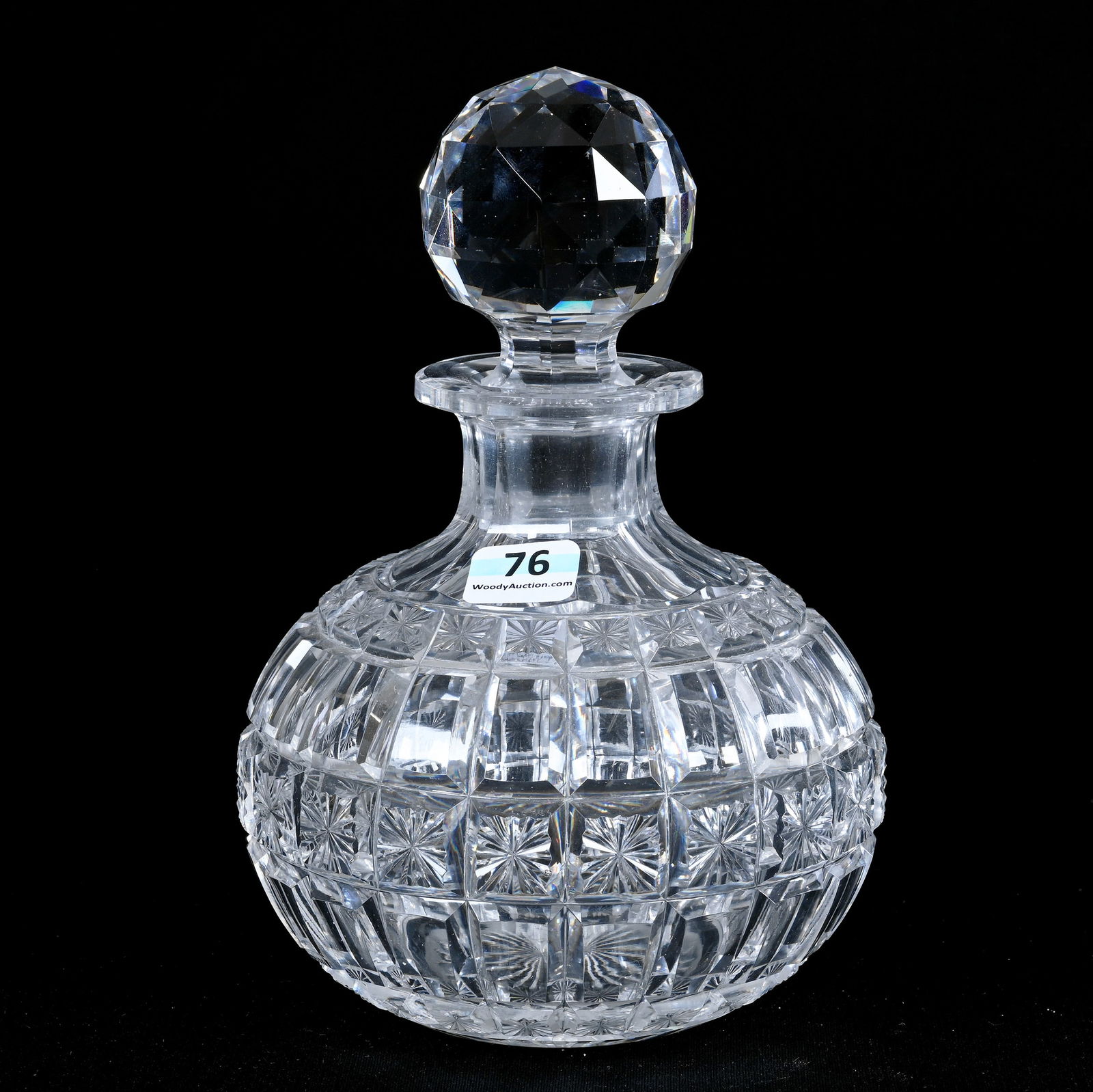 Cologne Bottle, Brilliant Period Cut Glass, Panel And Stars Pattern Attributed To Val St. Lambert (1 of 6)