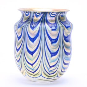 Contemporary Art Glass Vase, Unidentified Maker