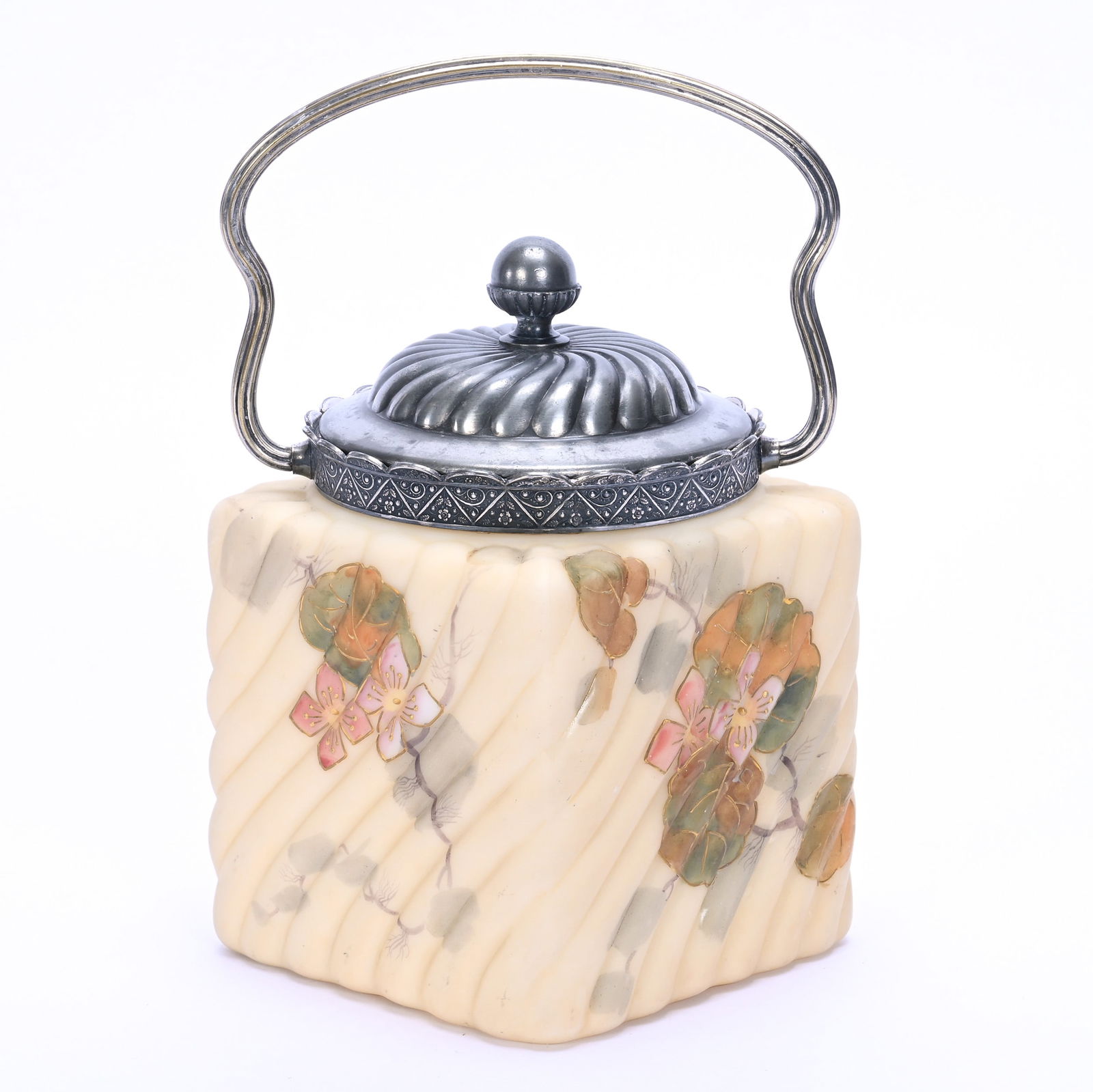 Square Biscuit Jar, Marked Smith Bros. (1 of 3)