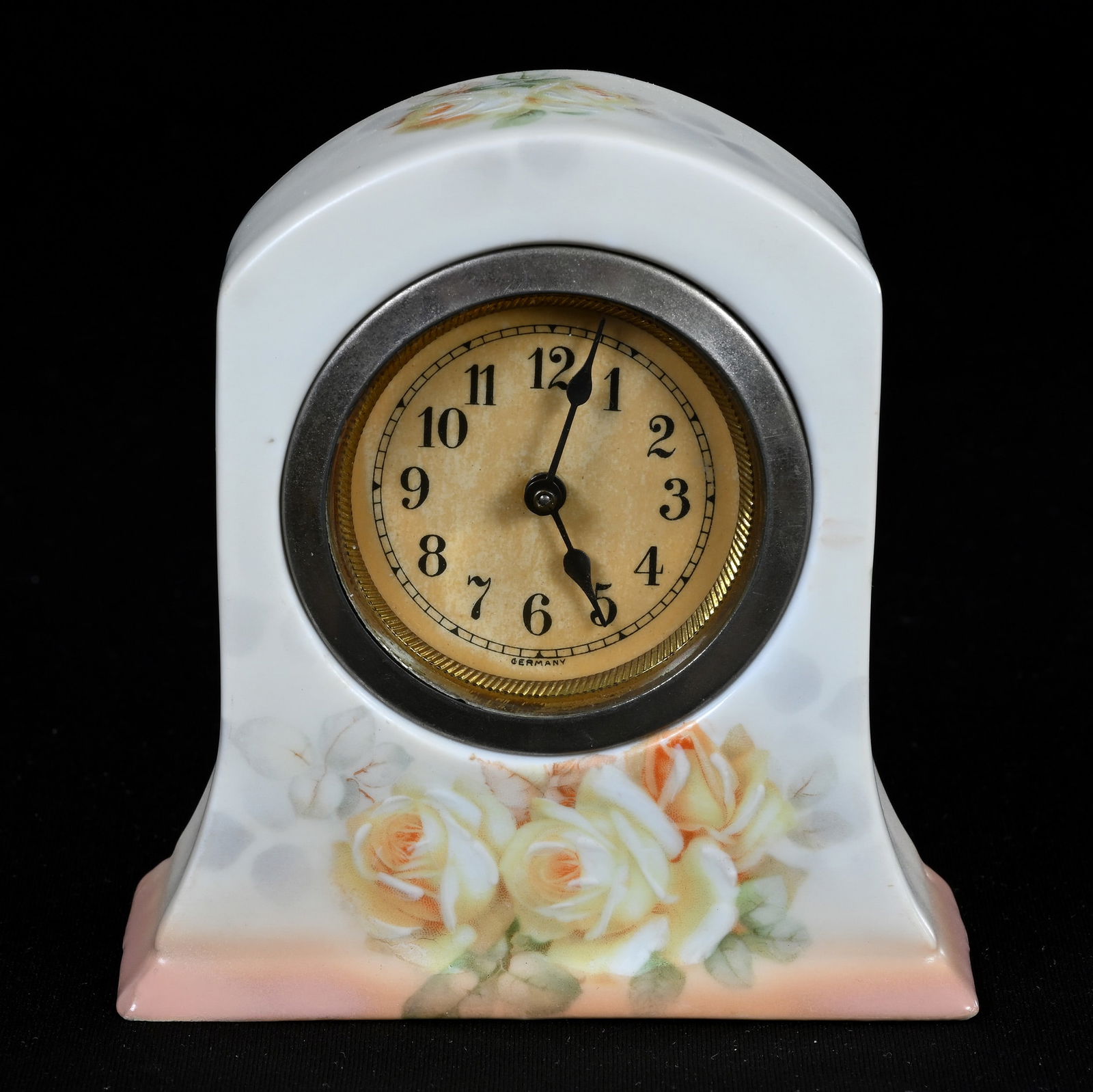 Desk Clock, Marked Royal Bayreuth (1 of 3)