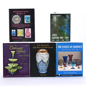 (5) Books About Art Glass