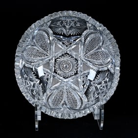 Bowl, American Brilliant Cut Glass