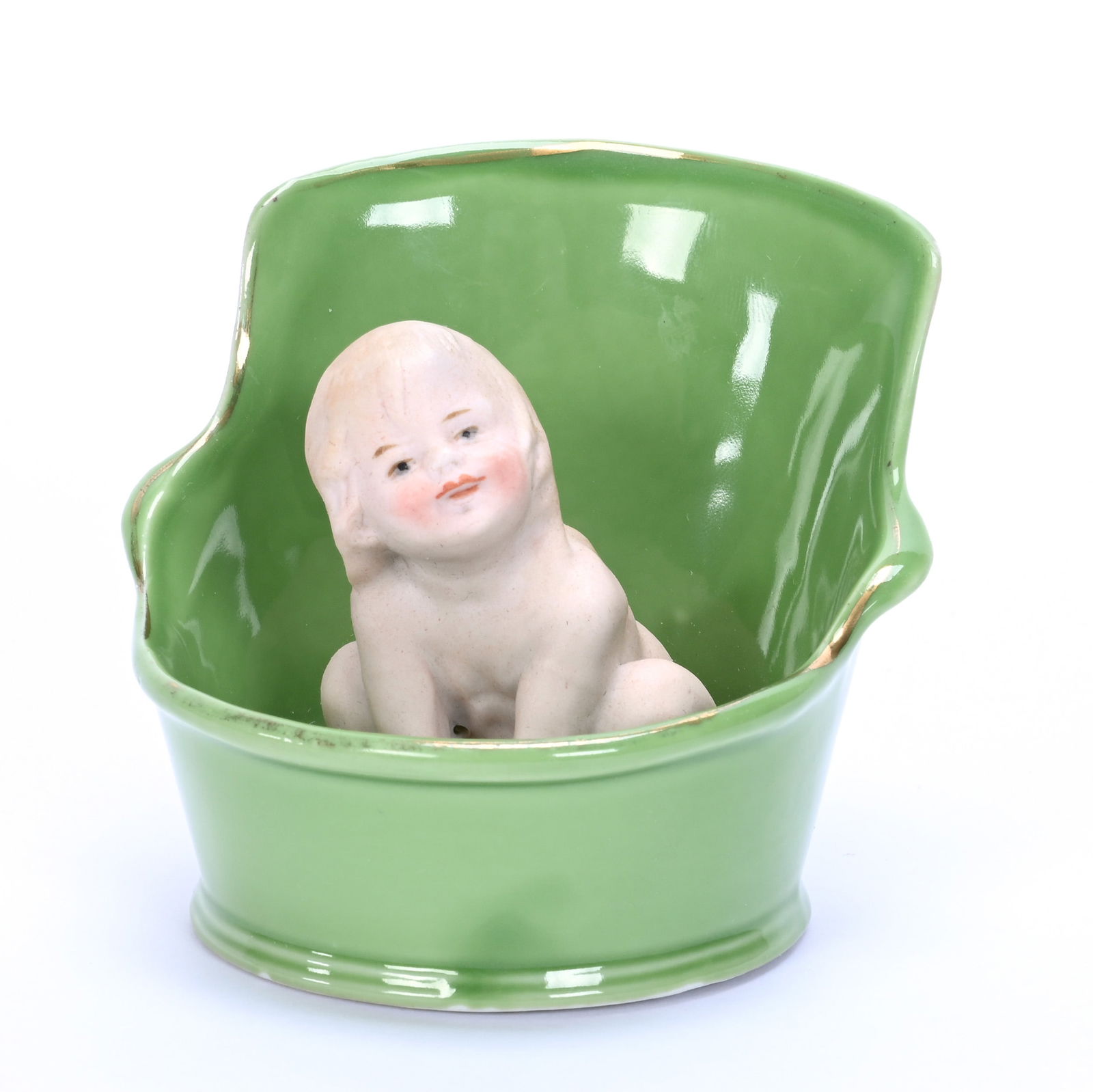 Figurine, German Bisque Marked Heubach (1 of 3)