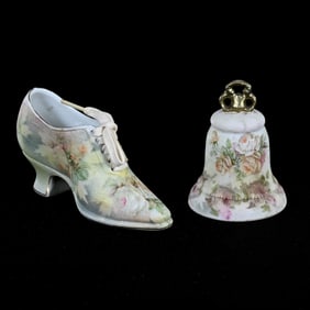 (2) Rose Tapestry Items Marked Royal Bayreuth