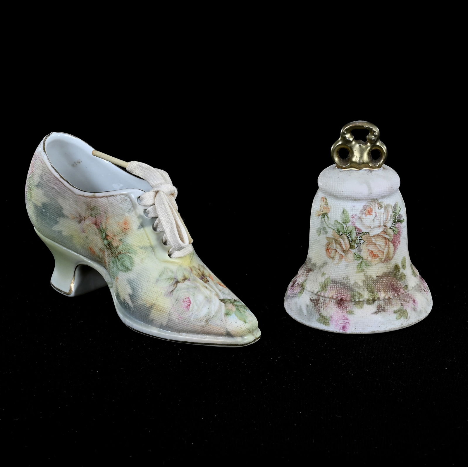 (2) Rose Tapestry Items Marked Royal Bayreuth (1 of 3)