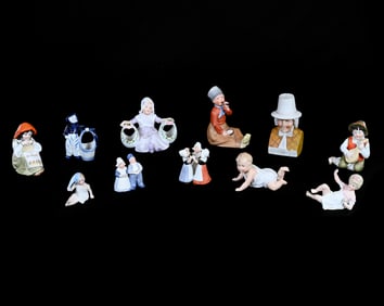(11) German Bisque Figurines